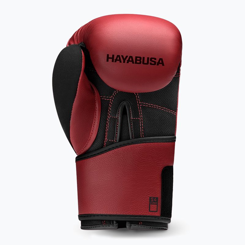 Boxerské rukavice Hayabusa S4 Kožené červené 3