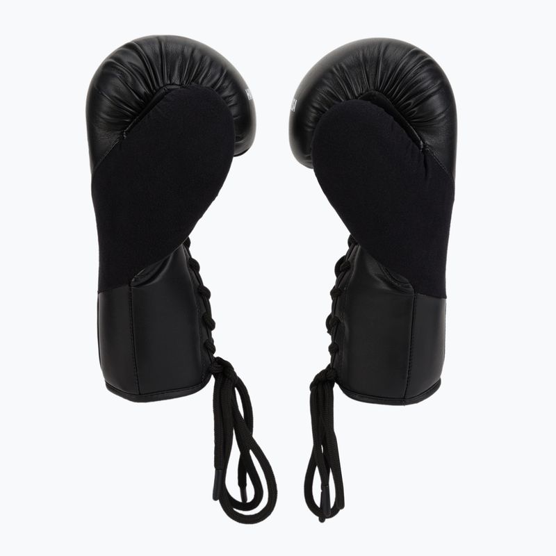 Hayabusa S4 Lace Up boxerské rukavice biele S4LACBG-BK 4