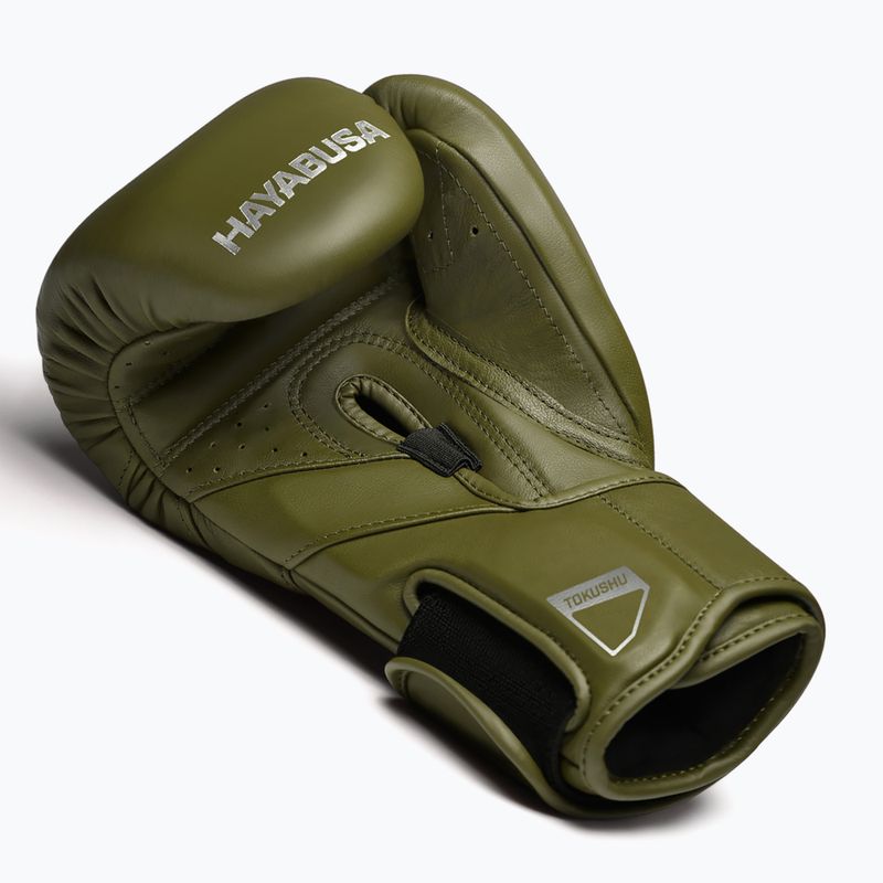 Boxerské rukavice Hayabusa T3 Kanpeki olive green 3