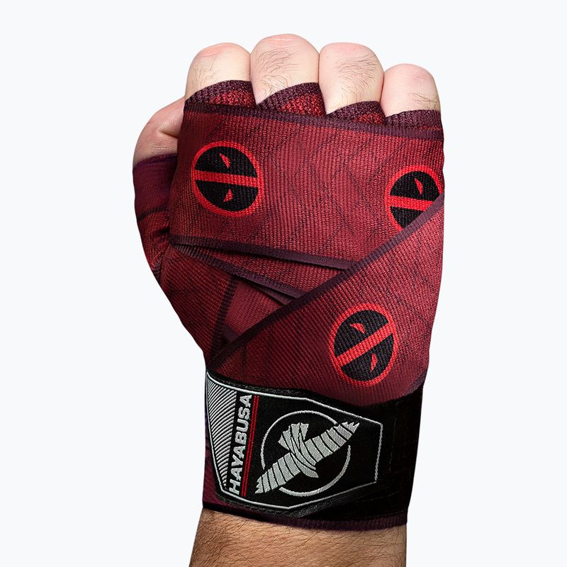 Boxerské bandáže Hayabusa Marvel Hero Elite Hard 450 cm deadpool 4