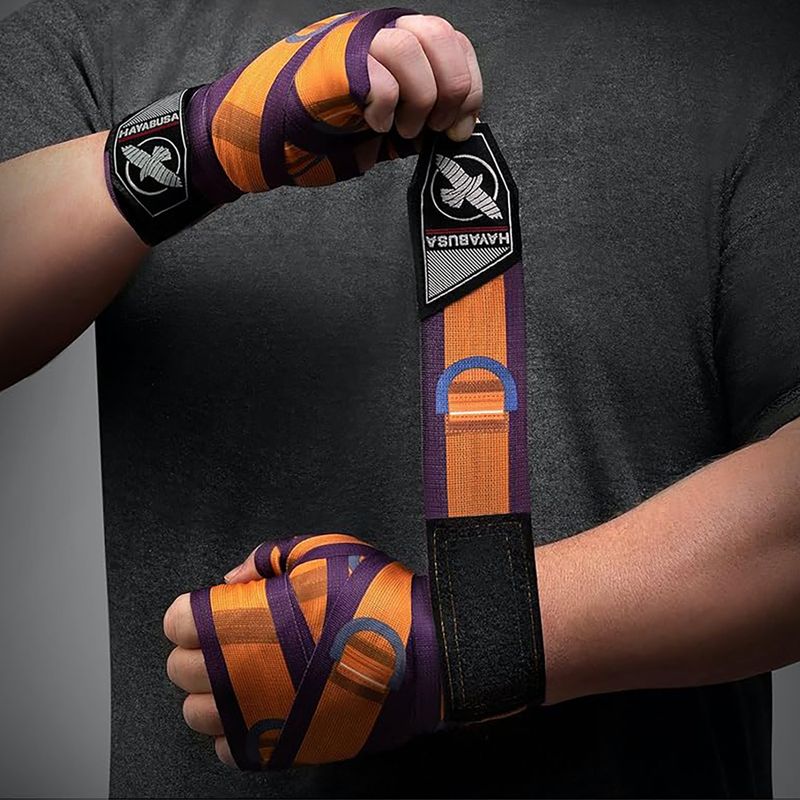 Boxerská bandáž Hayabusa Marvel Hero Elite Hard 457 cm čierna 5