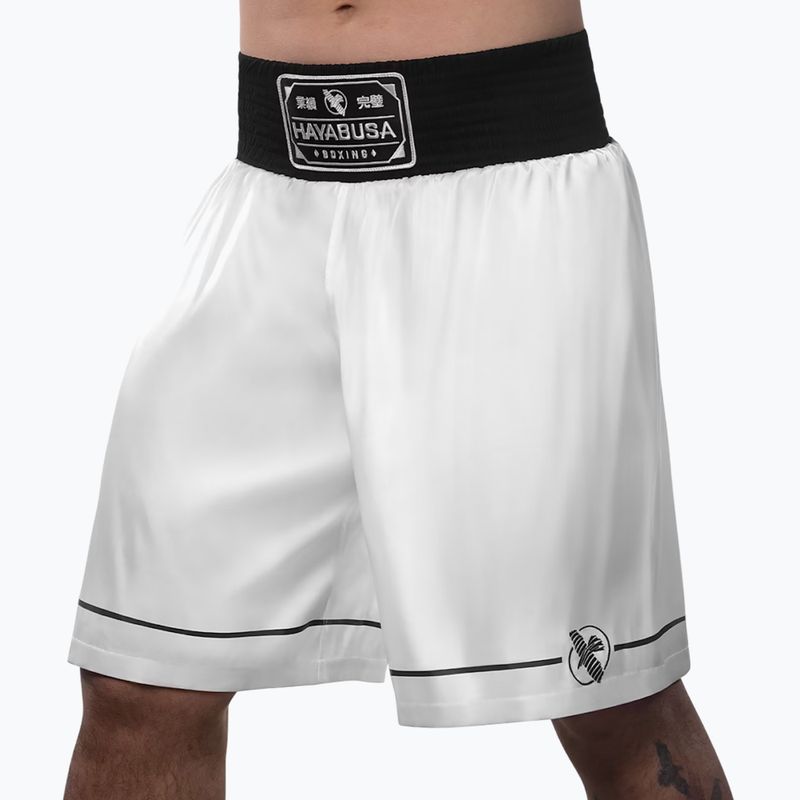 Hayabusa Pro Boxing tréningové šortky biele