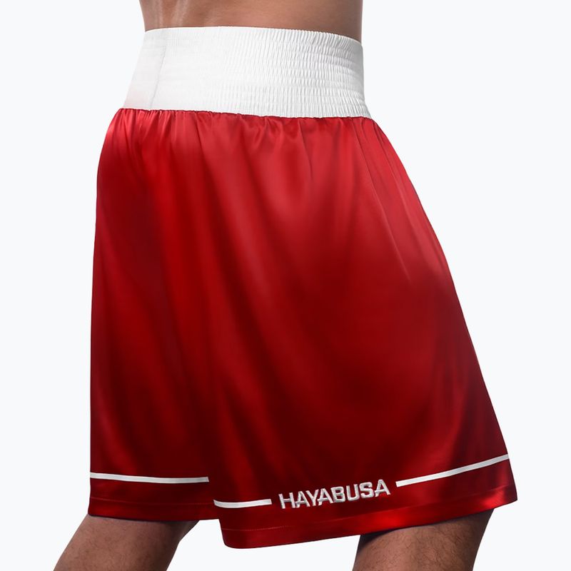 Hayabusa Pro Boxing tréningové šortky červené 3
