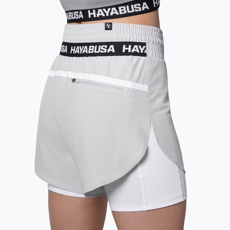 Dámske tréningové šortky Hayabusa Mid Rise Layered grey 3