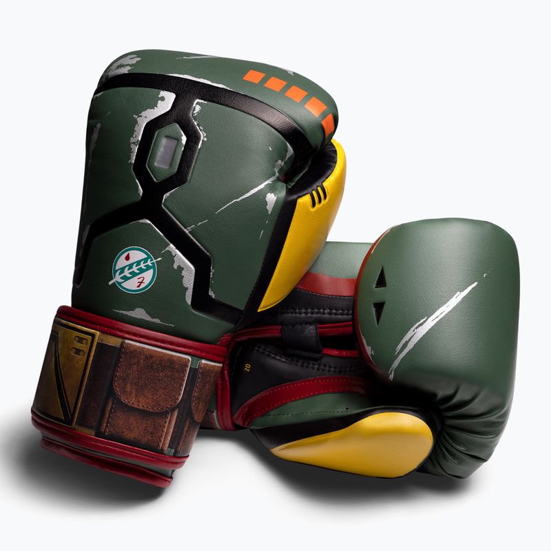 Hayabusa Star Wars Boba Fett rukavice zelené/žlté 2
