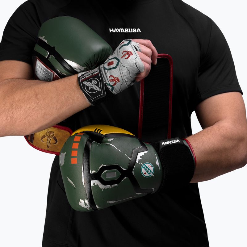 Hayabusa Star Wars Boba Fett rukavice zelené/žlté 11