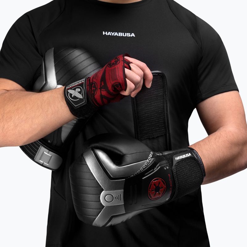 Hayabusa Star Wars Sith čierne/červené rukavice 11