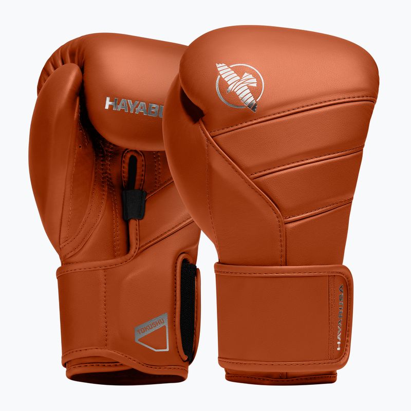 Boxerské rukavice Hayabusa T3 Kanpeki clay orange