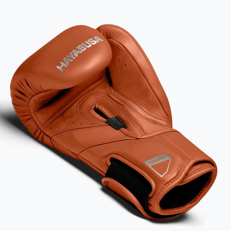 Boxerské rukavice Hayabusa T3 Kanpeki clay orange 3