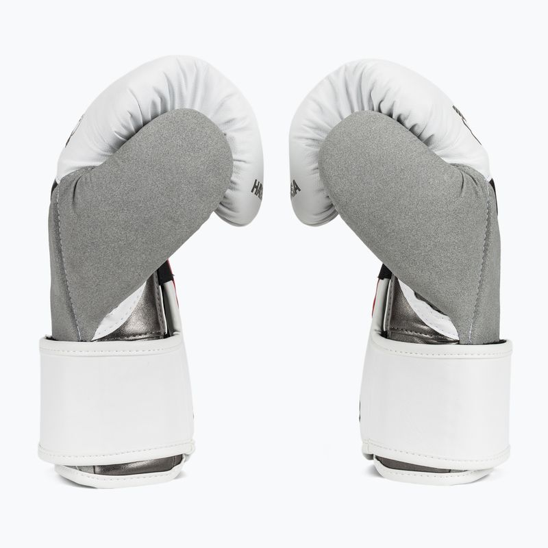 Hayabusa T3 biele/červené boxerské rukavice 4