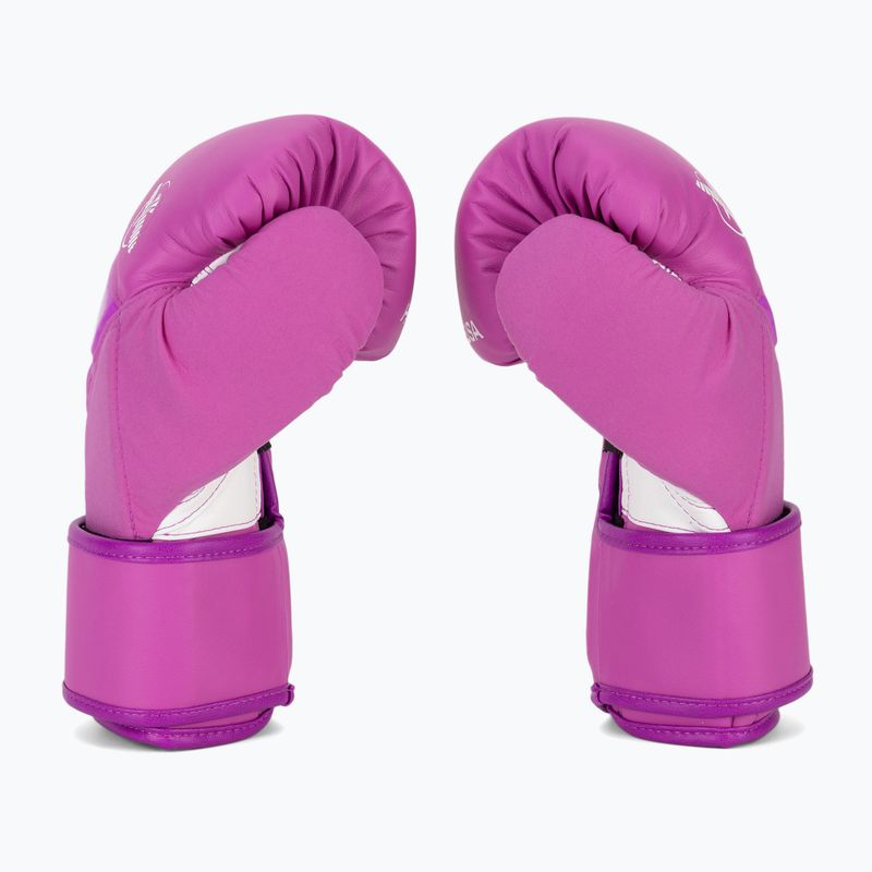Hayabusa T3 Neon neónovo fialové boxerské rukavice 4