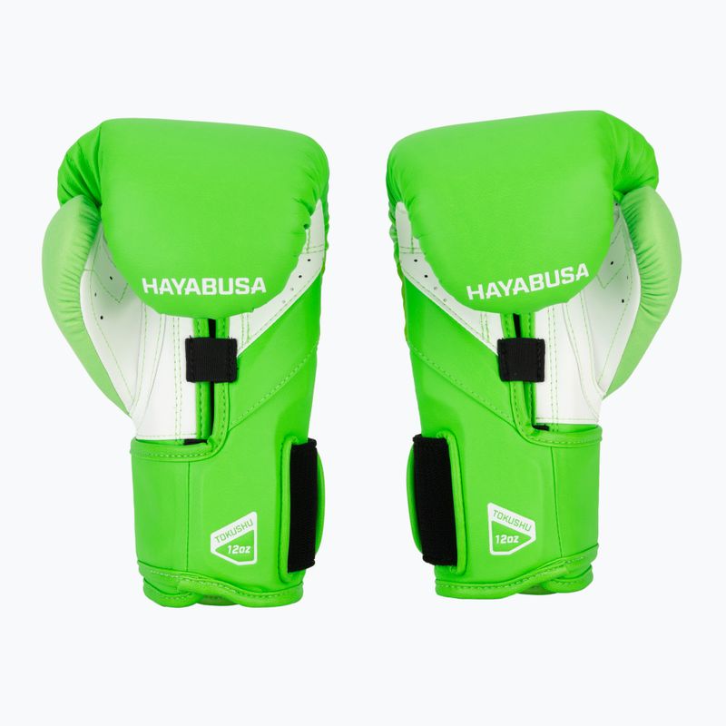 Hayabusa T3 Neon neónovo zelené boxerské rukavice 3