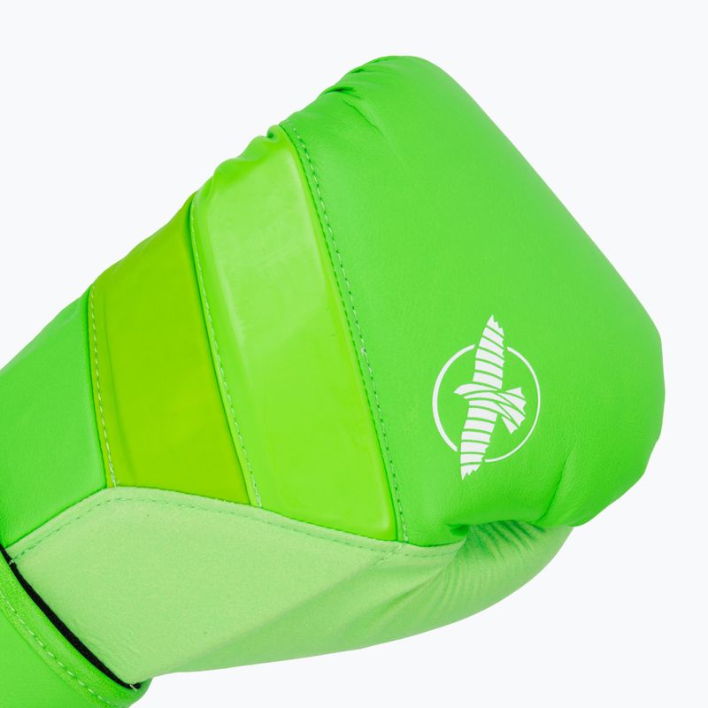 Hayabusa T3 Neon neónovo zelené boxerské rukavice 5