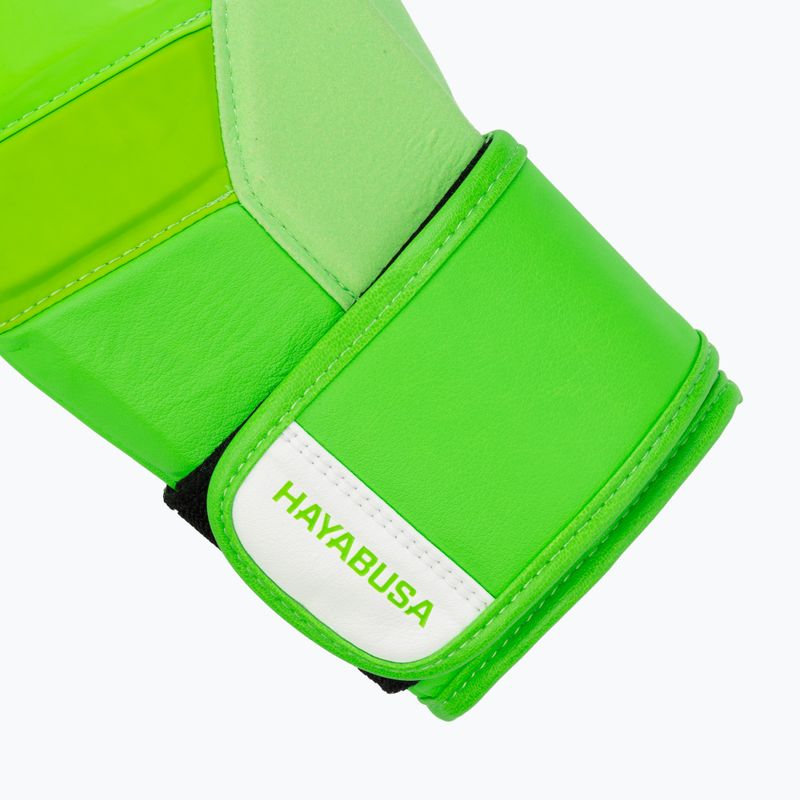 Hayabusa T3 Neon neónovo zelené boxerské rukavice 6