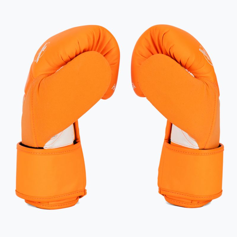 Hayabusa T3 Neon neónovo oranžové boxerské rukavice 4