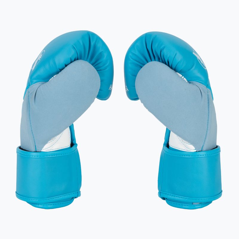 Hayabusa T3 Neon neónovo modré boxerské rukavice 4