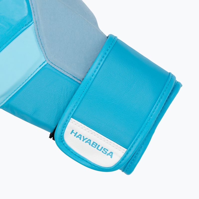Hayabusa T3 Neon neónovo modré boxerské rukavice 6