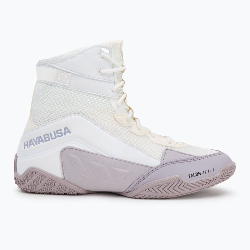 Hayabusa Talon Boxerská obuv white/lavender 2