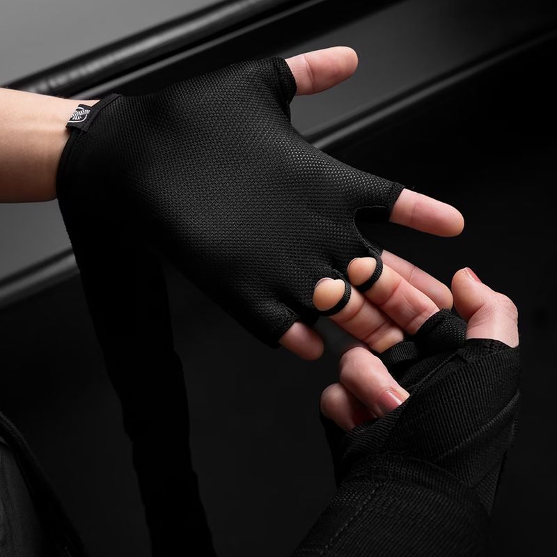 Hayabusa Elite Quick Wraps grapplingové rukavice čierne 5