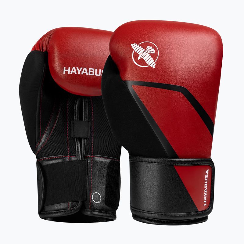 Boxerské rukavice Hayabusa E1 Boxing red/black 2