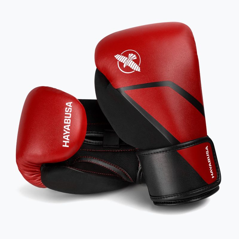 Boxerské rukavice Hayabusa E1 Boxing red/black 7