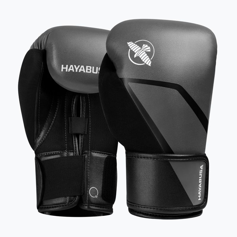 Boxerské rukavice Hayabusa E1 Boxing grey/black 2