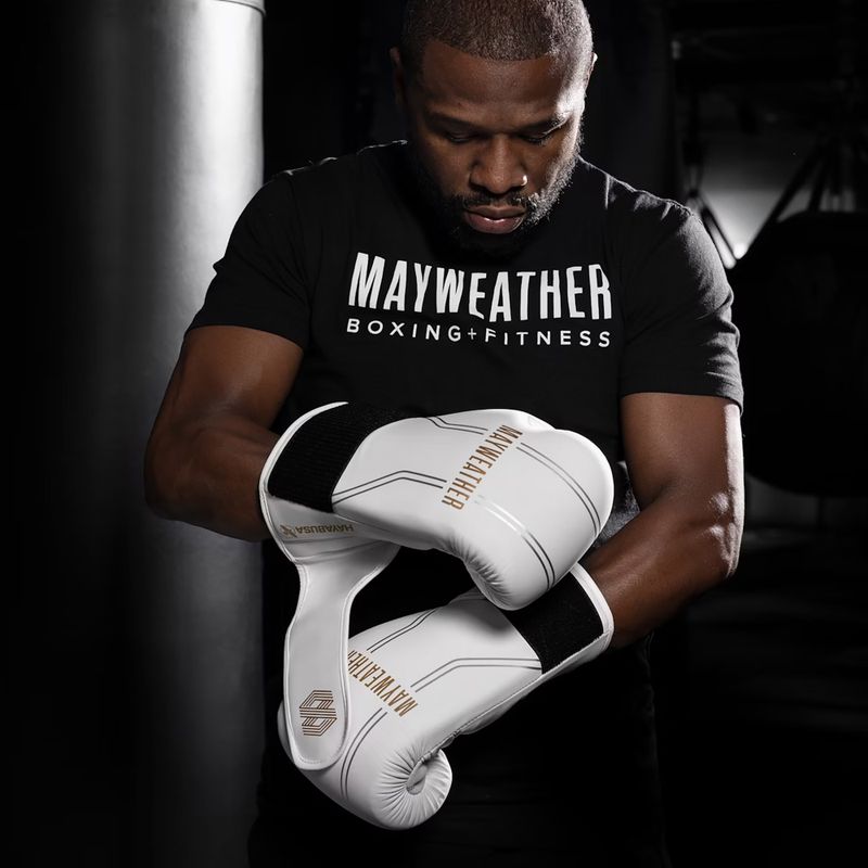 Hayabusa Mayweather Contender biele/zlaté boxerské rukavice 6