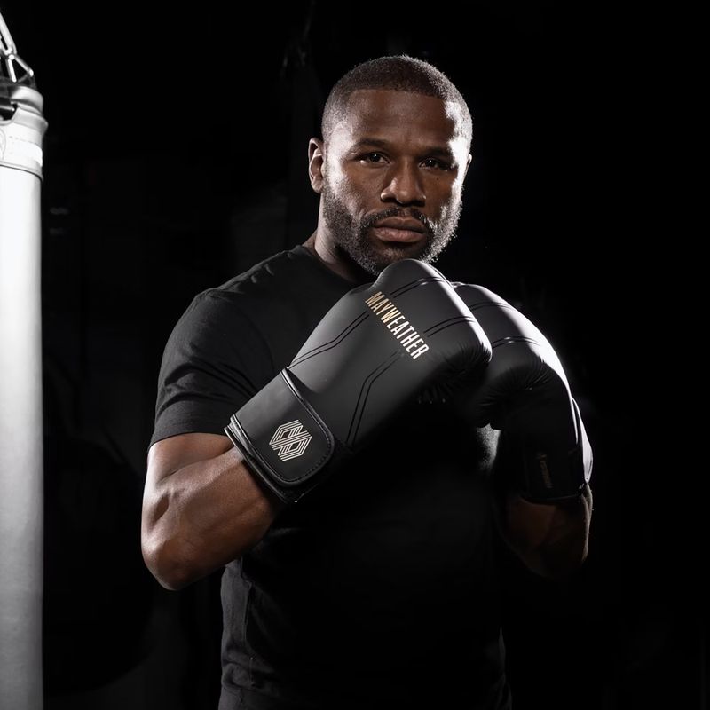 Hayabusa Mayweather Contender boxerské rukavice čierne/zlaté 6