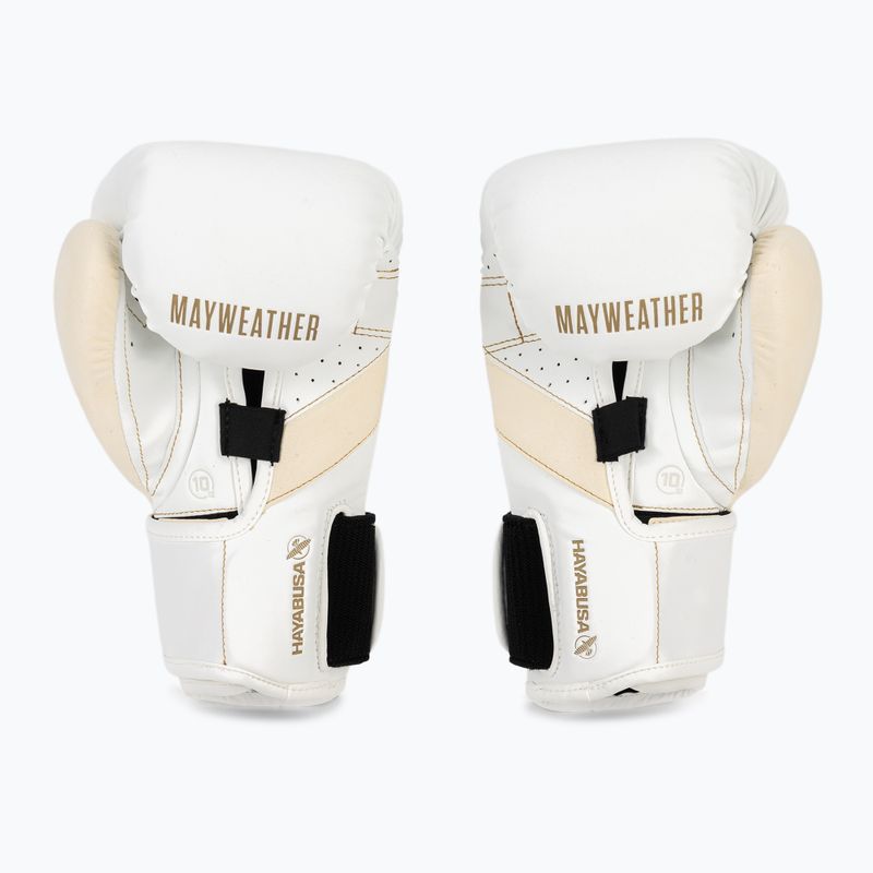 Hayabusa Mayweather Champ biele/zlaté boxerské rukavice 3