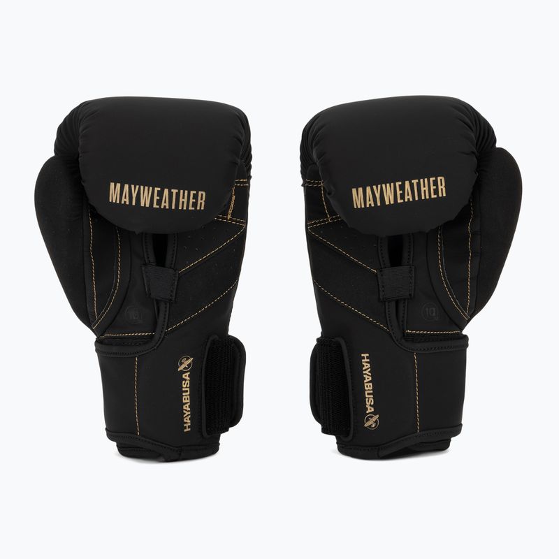Hayabusa Mayweather Champ čierne/zlaté boxerské rukavice 3
