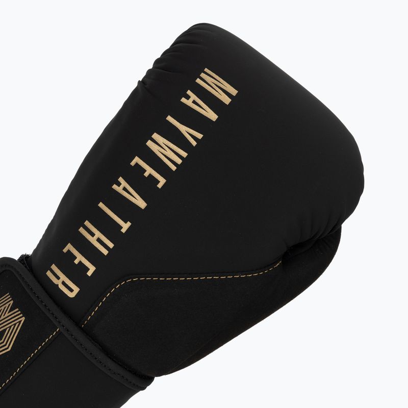 Hayabusa Mayweather Champ čierne/zlaté boxerské rukavice 5
