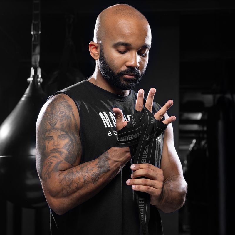 Boxerské bandáže Hayabusa Mayweather Stretch Hand Wraps 450 g black 5