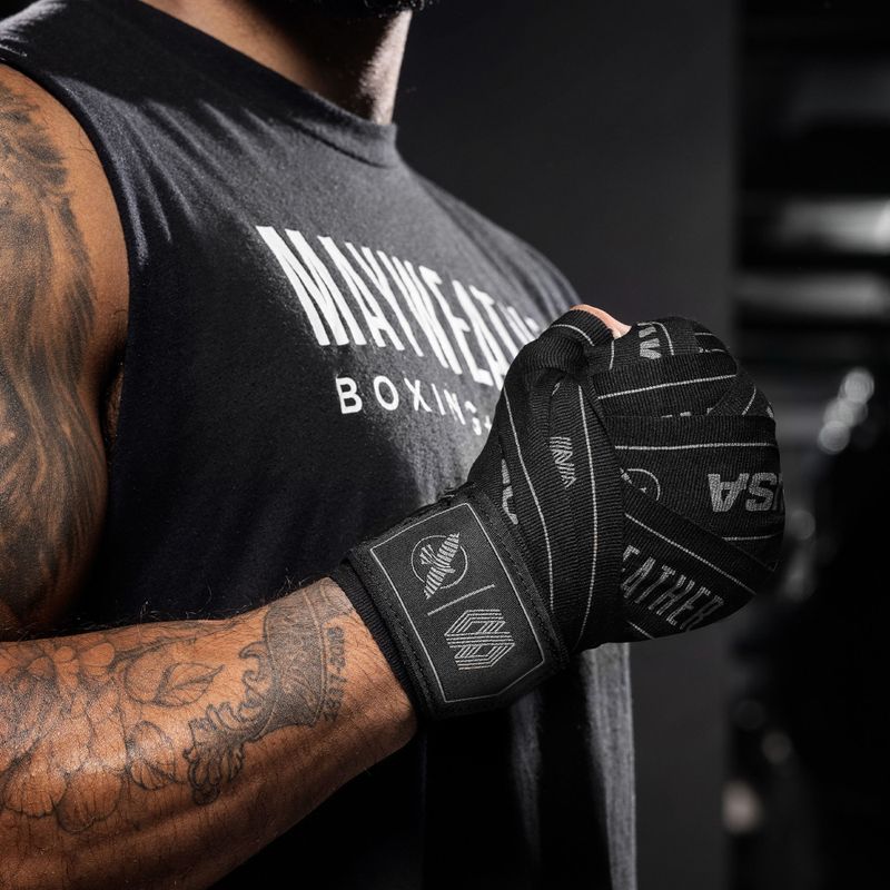 Boxerské bandáže Hayabusa Mayweather Stretch Hand Wraps 450 g black 7