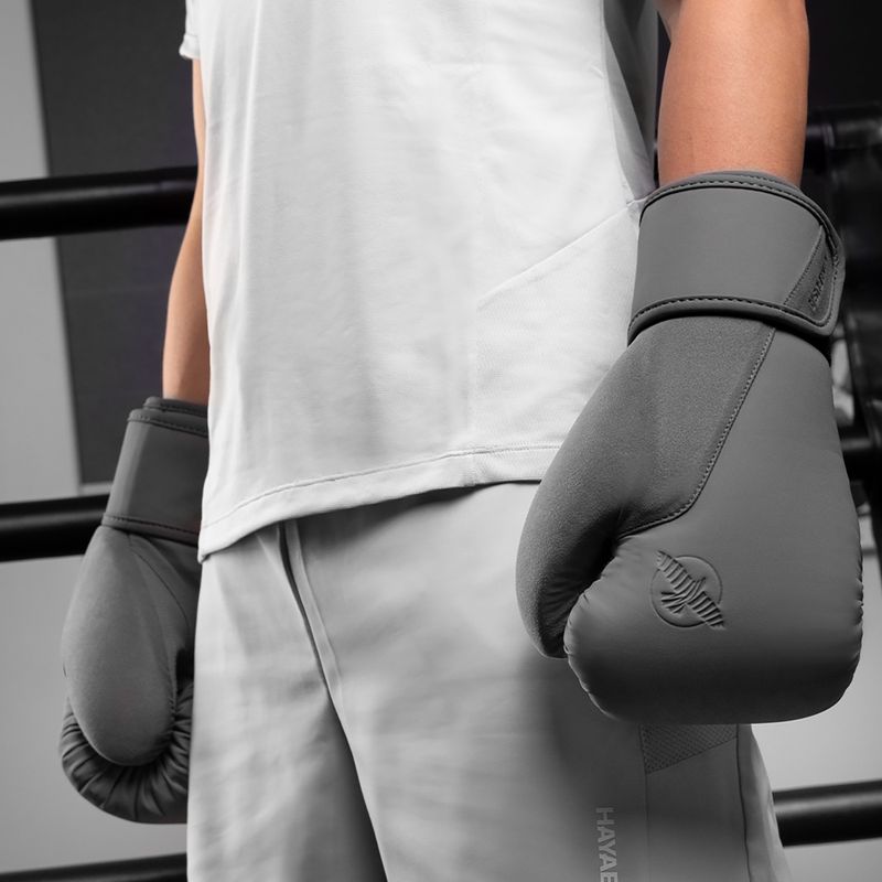 Boxerské rukavice Hayabusa T360 Boxing charcoal 17