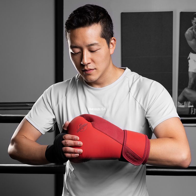 Boxerské rukavice Hayabusa T360 Boxing red 16