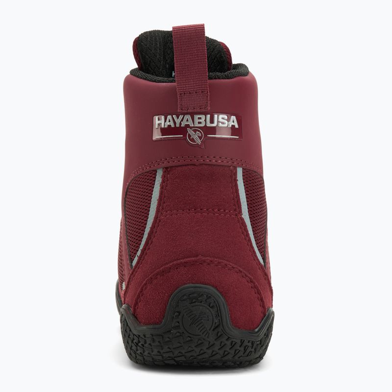 Pánske boxerské topánky Hayabusa Pro Boxing garnet/grey 6