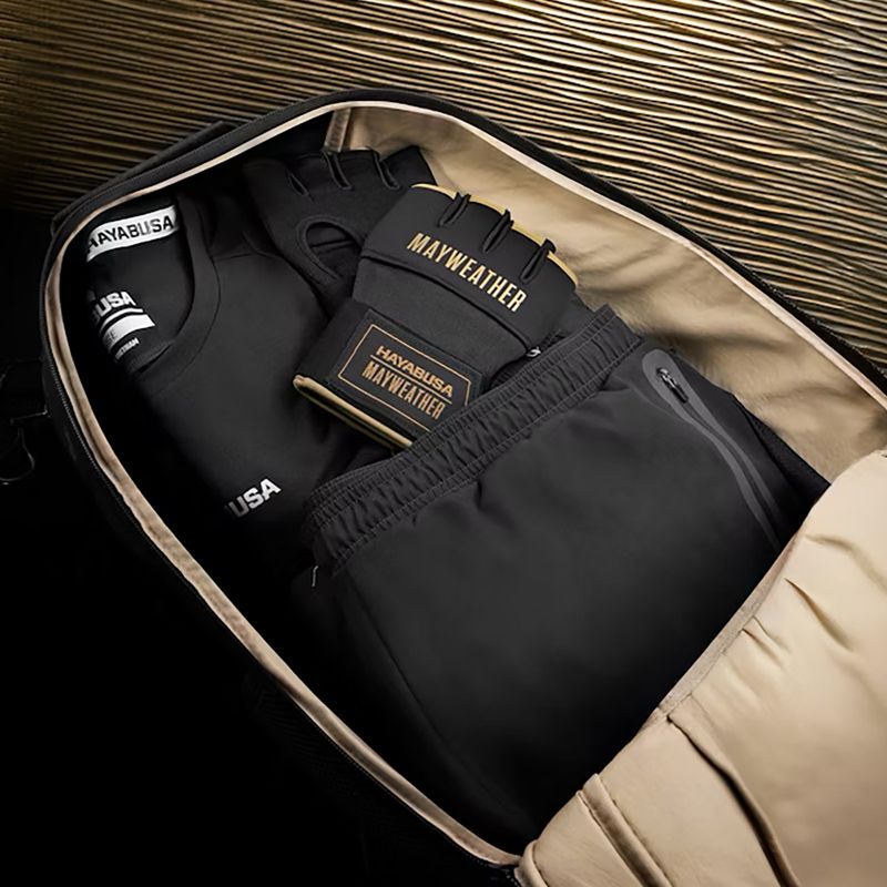 Hayabusa Mayweather Boxerský tréningový batoh 30 l black/gold 6