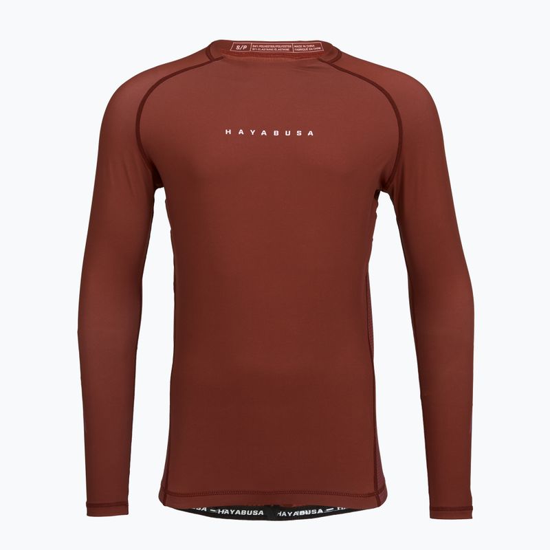 Pánsky rashguard s dlhým rukávom Hayabusa Core Rash Guard red