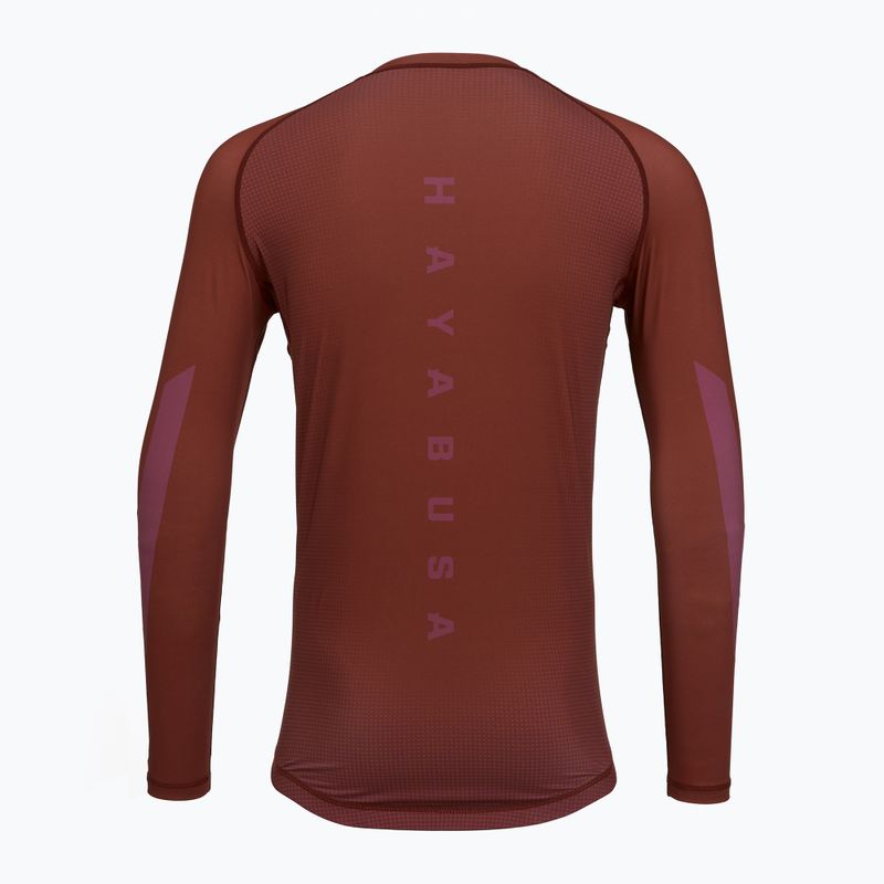 Pánsky rashguard s dlhým rukávom Hayabusa Core Rash Guard red 2