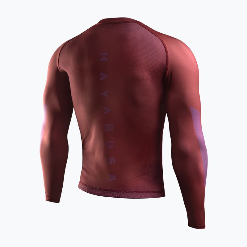 Pánsky rashguard s dlhým rukávom Hayabusa Core Rash Guard red 2