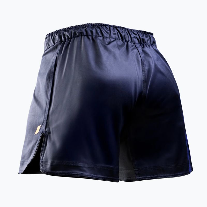 Pánske tréninkové šortky Hayabusa Apex Fight Mid navy/orange 2
