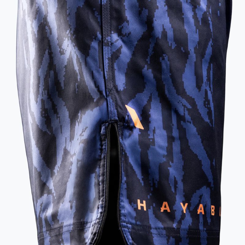 Pánske tréninkové šortky Hayabusa Apex Fight Mid navy/orange 4