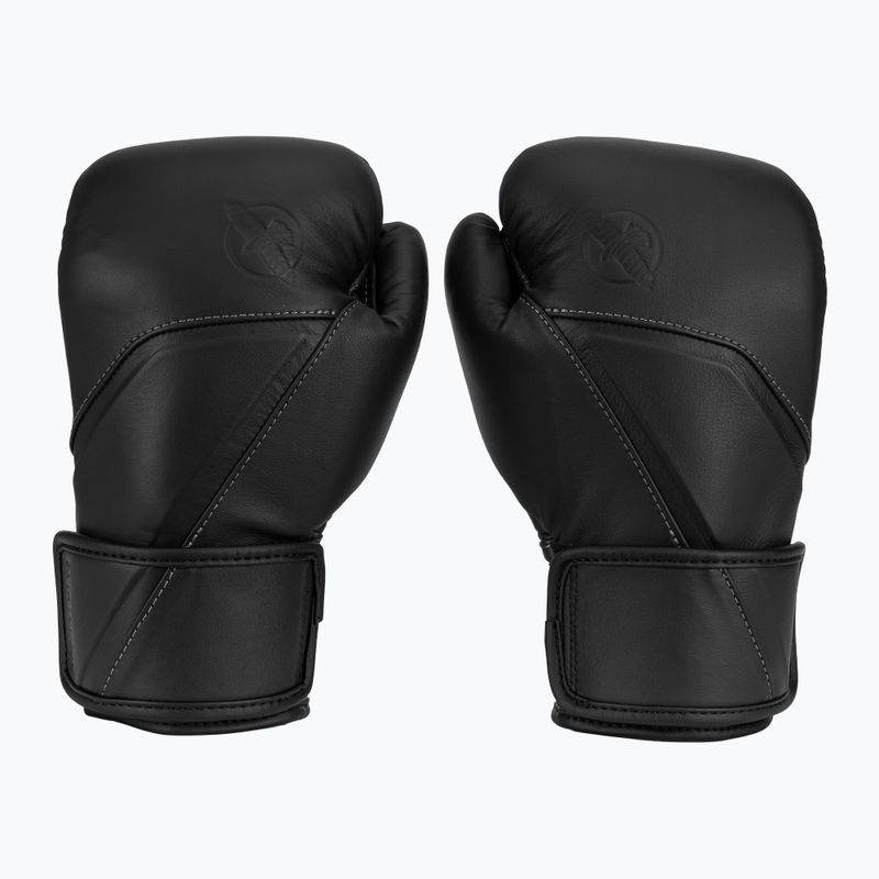 Boxerské rukavice Hayabusa E1 Leather black 2