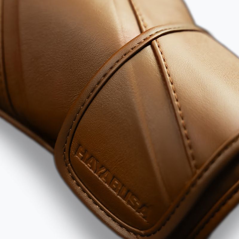 Boxerské rukavice Hayabusa E1 Leather brown 4