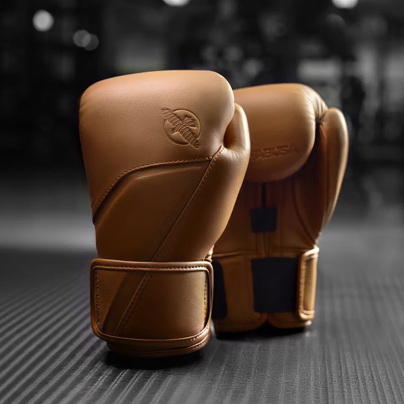 Boxerské rukavice Hayabusa E1 Leather brown 5