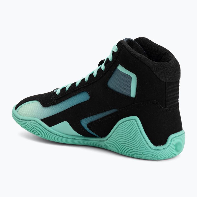Boxerské topánky Hayabusa Surge black/cyan 3