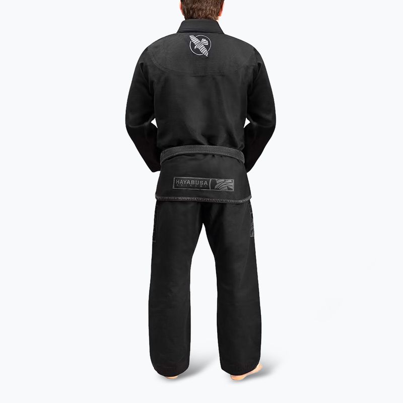 GI pre brazílske jiu-jitsu Hayabusa Lightweight black 5