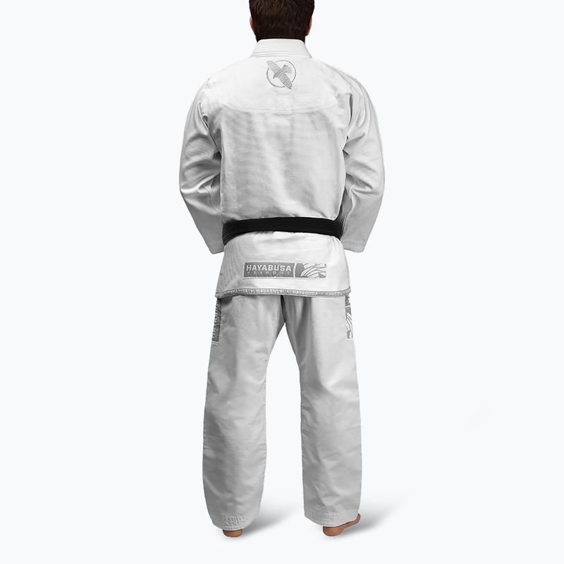 GI pre brazílske jiu-jitsu Hayabusa Lightweight white 5