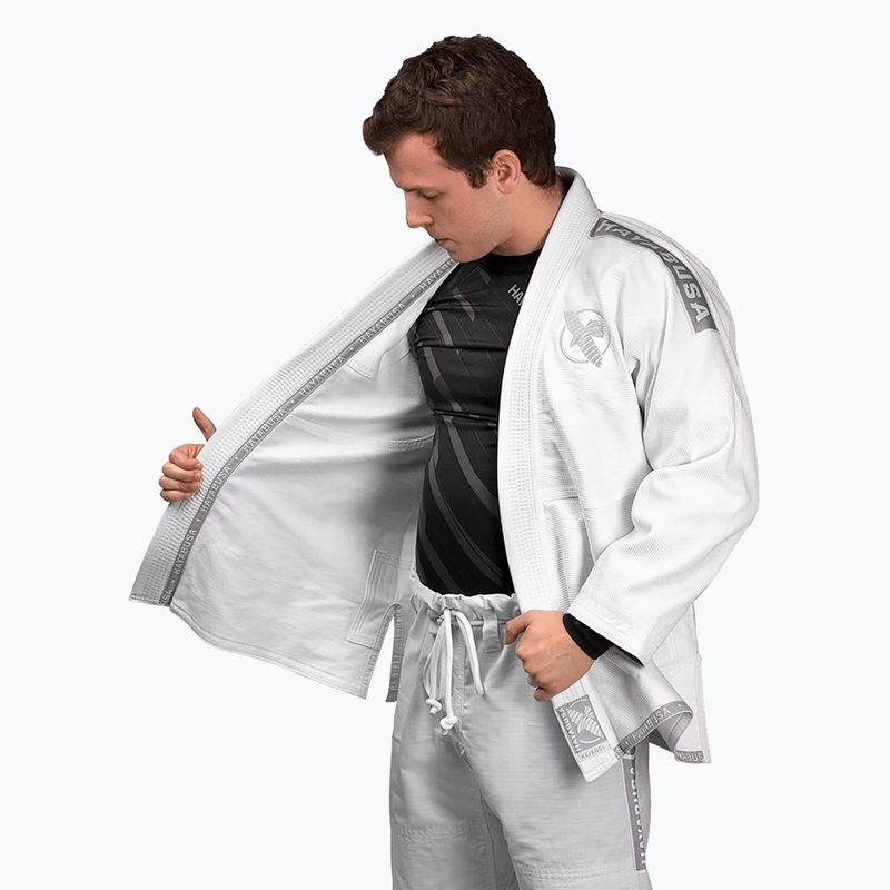 GI pre brazílske jiu-jitsu Hayabusa Lightweight white 6