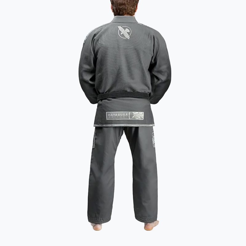 Hayabusa Lightweight Jiu Jitsu GI sivé kimono HLWJJG-GA1 3